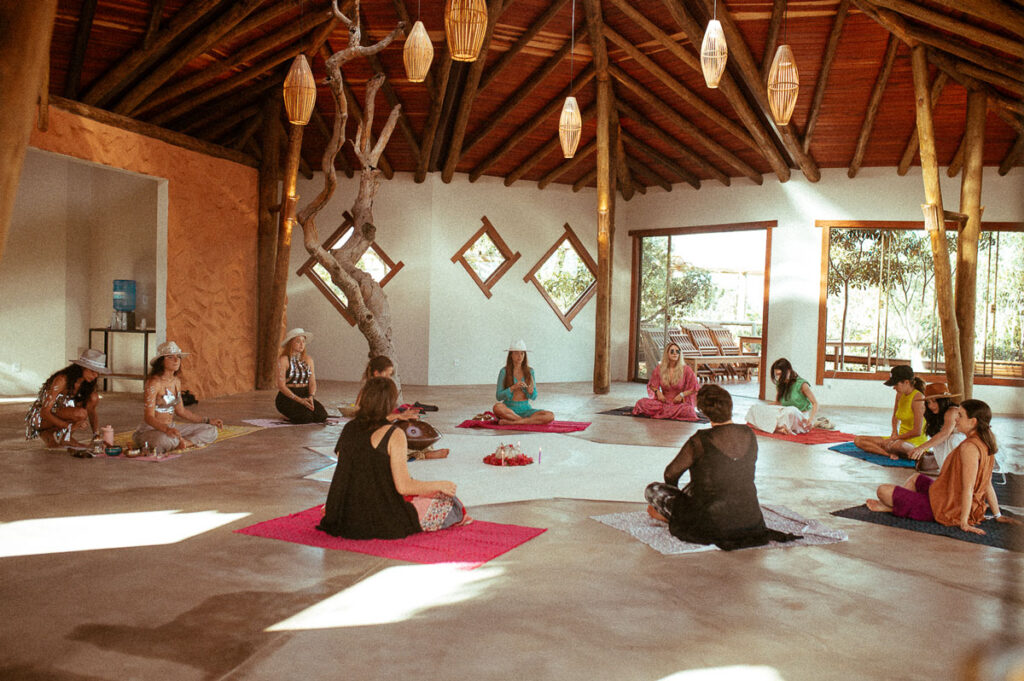 Uma das vivências do Quartzo foi o ritual do Third Eye Activation, pelo @rituaus_naturezacurativa