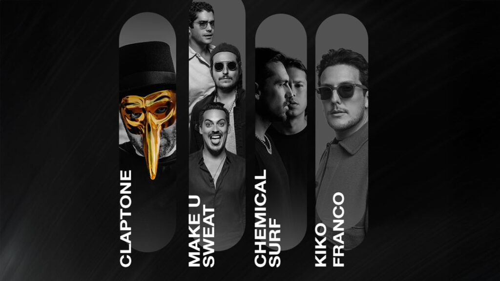 Helvetia Rebirth 2025 - Line Up Djs - Claptone, Make u Sweat, Chemical Surf, Kiko Franco