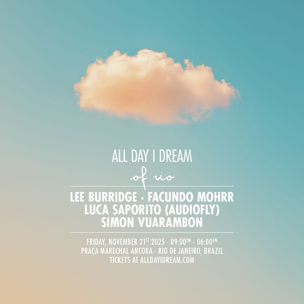 Lee Burridge traz de volta o All Day I Dream of Rio em novembro